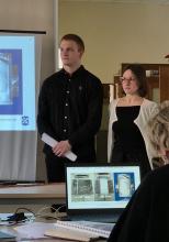 Захист магістерських дисертацій  Ірина Єфіміщ і Дмитро Боровицький